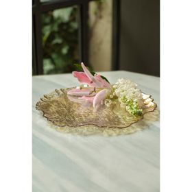 Karaca Home Gold 31 cm Jolie Dekoratif Tabak