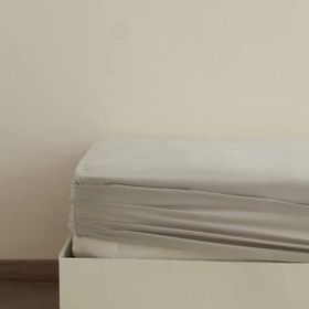 Karaca Home Gri Basic %100 Pamuk Tek Kişilik Lastikli Çarşaf