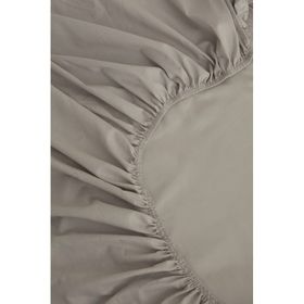 Karaca Home Gri Basic %100 Pamuk Tek Kişilik Lastikli Çarşaf