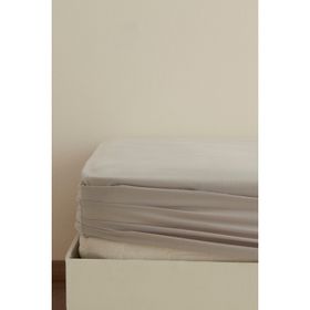 Karaca Home Gri Basic %100 Pamuk Tek Kişilik Lastikli Çarşaf