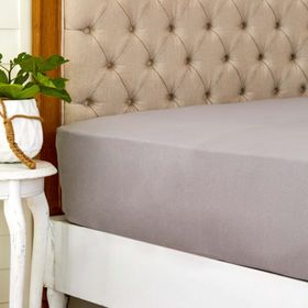 Karaca Home Gri Penye Fitted Lastikli Tek Kişilik Çarşaf