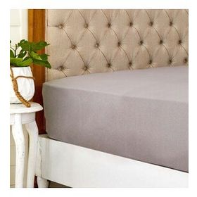 Karaca Home Gri Penye Fitted Lastikli Tek Kişilik Çarşaf