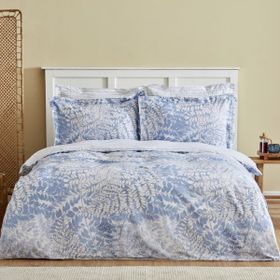 Karaca Home Hayley Pamuk Çift Kişilik Mavi 200 x 220 cm Nevresim Takımı