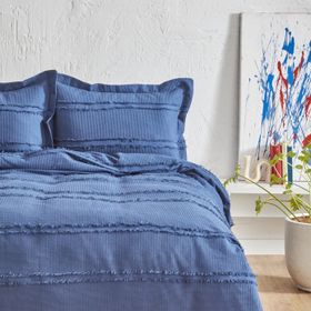 Karaca Home Hazel Tek Kişilik Lacivert Yatak Örtüsü Takımı