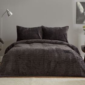 Karaca Home Hera Sof Çift Kişilik Grey Yatak Örtüsü