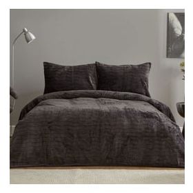 Karaca Home Hera Sof Çift Kişilik Grey Yatak Örtüsü