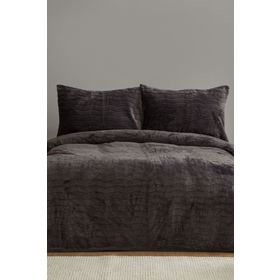 Karaca Home Hera Sof Çift Kişilik Grey Yatak Örtüsü