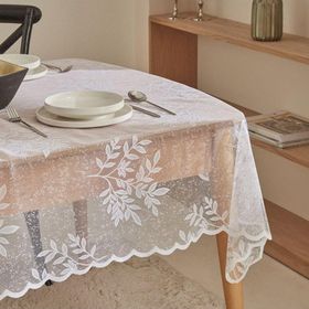 Karaca Home Hessa Beyaz Masa Örtüsü