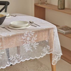 Karaca Home Hessa Beyaz Masa Örtüsü