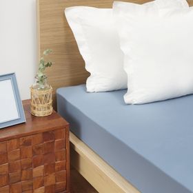Karaca Home İndigo Penye Çift Kişilik Fitted Çarşaf