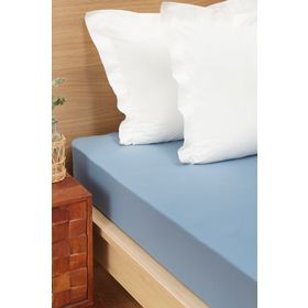 Karaca Home İndigo Penye Çift Kişilik Fitted Çarşaf