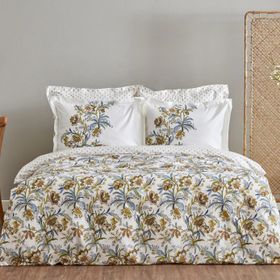 Karaca Home Indra %100 Pamuk Tek Kişilik Sarı Nevresim Takımı