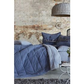 Karaca Home İstanbul İndigo Çift Kişilik Cotton Comfort Uyku Seti