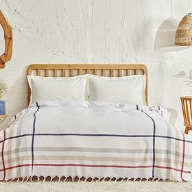 Karaca Home Jaqueline Beyaz Çift Kişilik Peştamal Pike