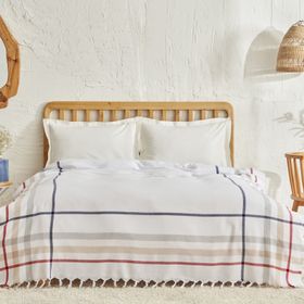 Karaca Home Jaqueline Beyaz Çift Kişilik Peştamal Pike