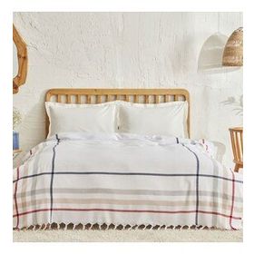 Karaca Home Jaqueline Beyaz Çift Kişilik Peştamal Pike