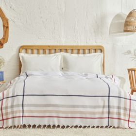 Karaca Home Jaqueline Beyaz Çift Kişilik Peştamal Pike