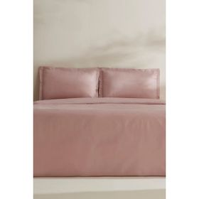 Karaca Home Jemma 120 Tel %100 Pamuk Saten Pudra Çift Kişilik Nevresim Takımı