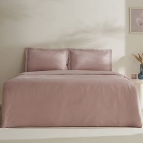 Karaca Home Jemma 120 Tel %100 Pamuk Saten Pudra Çift Kişilik Nevresim Takımı