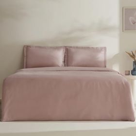 Karaca Home Jemma 120 Tel %100 Pamuk Saten Pudra Çift Kişilik Nevresim Takımı