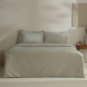 Karaca Home Jemma 120 Tel %100 Pamuk Saten Yeşil Çift Kişilik Nevresim Takımı