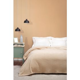 Karaca Home Joena 200x220 cm Bej Çift Kişilik Battaniye