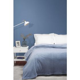 Karaca Home Joena İndigo Çift Kişilik Battaniye