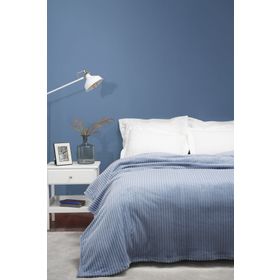Karaca Home Joena İndigo Tek Kişilik Battaniye