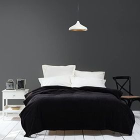 Karaca Home Joena Siyah Çift Kişilik Yatak Örtüsü