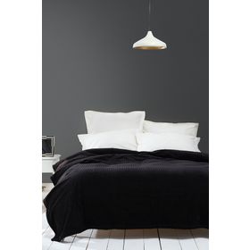 Karaca Home Joena Siyah Tek Kişilik Battaniye