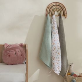 Karaca Home Jungle Multicolor %100 Pamuk Bebek Müslin Set