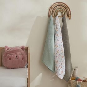 Karaca Home Jungle Multicolor %100 Pamuk Bebek Müslin Set