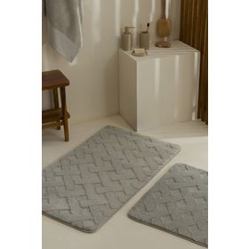 Karaca Home Karving Gri Banyo Paspası