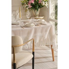 Karaca Home Lalisa 150x220 cm Beyaz Dertsiz Masa Örtüsü