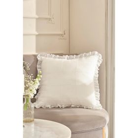Karaca Home Lalisa 45x45 cm Beyaz Dolgulu Kırlent