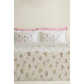 Karaca Home Le Mans %100 Pamuk Pembe Tek Kişilik Nevresim Takımı