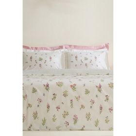 Karaca Home Le Mans %100 Pamuk Pembe Tek Kişilik Nevresim Takımı