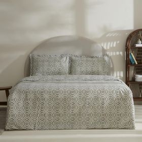 Karaca Home Lea Yeşil %100 Pamuk Tek Kişilik Nevresim Takımı