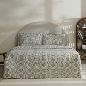 Karaca Home Lea Yeşil %100 Pamuk Tek Kişilik Nevresim Takımı