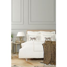 Karaca Home Leopard Turuncu Çift Kişilik Battaniye