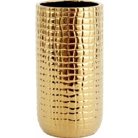 Karaca Home Lesley Dekoratif Silindir Gold Vazo