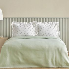 Karaca Home Lidya %100 Pamuk Yeşil Çift Kişilik Pike Takımı