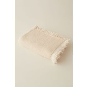Karaca Home Lily %100 Pamuk Ekru Bebek Battaniye