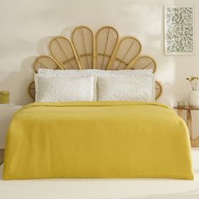 Karaca Home Lina Bambu Sarı Çift Kişilik Pike Takımı