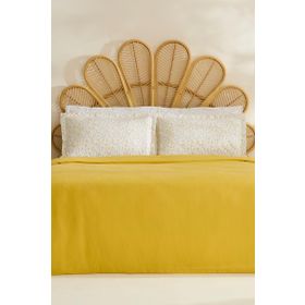 Karaca Home Lina Bambu Sarı Tek Kişilik Pike Takımı