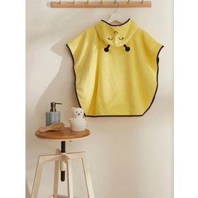Karaca Home Little Bee Sarı %100 Pamuk Bebek Panço