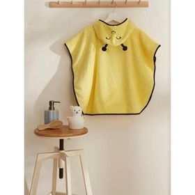 Karaca Home Little Bee Sarı %100 Pamuk Bebek Panço