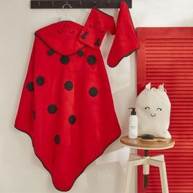 Karaca Home Little Ladybug Bebek Havlu-Kundak-Kese Set
