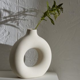 Karaca Home Lonny Beyaz 17.5 cm Vazo