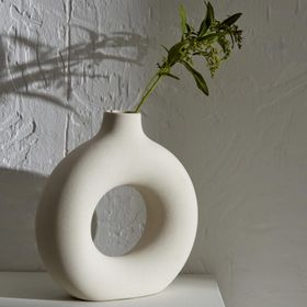 Karaca Home Lonny Beyaz 17.5 cm Vazo